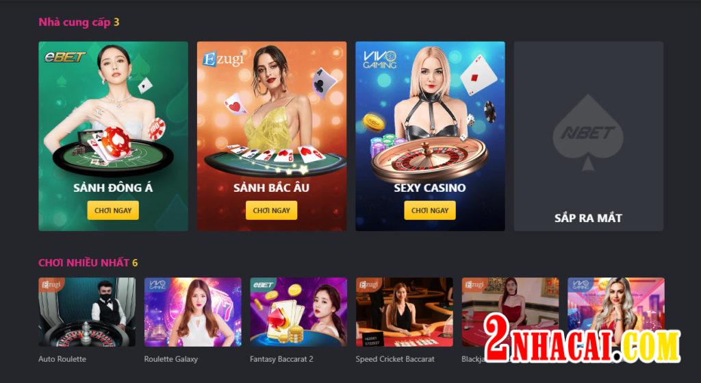Casino trực tuyến tại Nbet