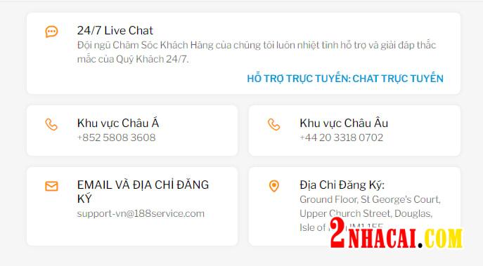 Điểm nổi bật của 188Bet
